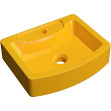Cuba de Apoio Retangular C01 Para Banheiro RT41 Aria Amarelo - Lyam Decor