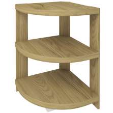 Estante Multiuso com 03 Prateleiras Wind A02 72x49 Olmo - Lyam Decor