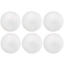 Kit 06 Assentos Redondo Banqueta Cadeira Estofados Poltronas H02 Corino Branco 30 cm - Lyam Decor