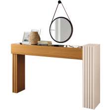 Kit Aparador Sala De Estar Espelhado Lord E Espelho Adnet Preto B01 Cinamomo Off White - Lyam Decor