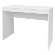 Mesa Para Escritório Escrivaninha Home Office College A02 Branco - Lyam Decor
