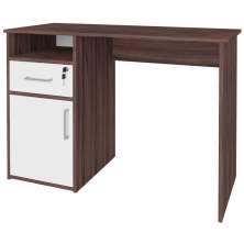 Mesa Para Escritório Escrivaninha Home Office Hall A02 Ipê Branco - Lyam Decor