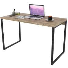 Mesa Para Escritório Home Office Estilo Industrial Form C01 120 cm Carvalho - Lyam Decor