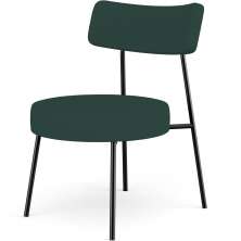 Poltrona Decorativa Para Sala De Estar Base Fixa Londres L02 Linho Verde Musgo - Lyam