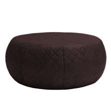 Puff Banqueta Decorativa Para Sala de Estar Golf D02  Tressê 1,05 Corano Marrom C-34 - Lyam Decor