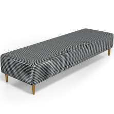 Puff Decorativo Sala de Estar Bali W01 Pés Palito 190x60cm Pied Poule - Lyam Decor