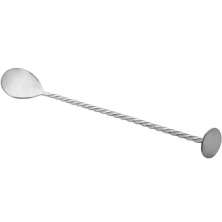 Colher Bailarina Aço Inox 26cm Tress Lyor Prateada para mexe