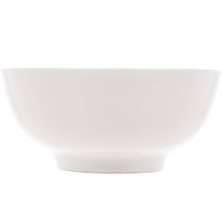 Cumbuca de Porcelana Branca Lyor 540ml para Saladas Sopas Frutas Bowl Tigela Clean