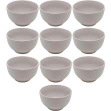 Jogo 10 Cumbucas de Cerâmica 680ml para Restaurantes Sopas Caldos Sobremesas Cronus Lyor