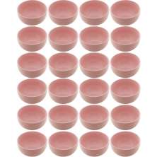 Kit 24 Cumbucas de Cerâmica Cronus Lyor Rosa para Restaurant