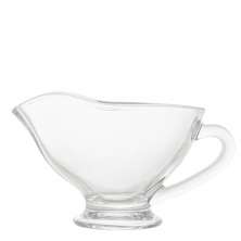 Molheira de Cristal Vidro Transparente 180ml para Servir com Alça Seul Lyor Molhos Coberturas Temperos
