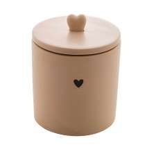 Potiche Heart Bege 10x12 cm