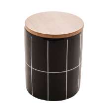 Potiche Turim Preto 10x12,5 cm