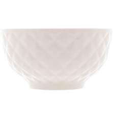 Tigela de Porcelana Branca Diamond Lyor 280ml Cumbuca Pequen