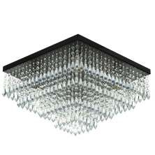 Lustre De Cristal Acrilico Dreamcrillic 40x40 Preto