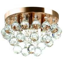 Lustre De Cristal Legitimo Classic Round 25x20 Cobre
