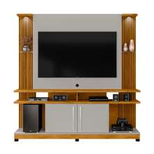 Home Sala TV 60Pol. York LED Naturale/Off White/Ripado