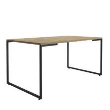 Mesa de Jantar Industrial 6 Lugares 160x90 Porto - Fit Mobel