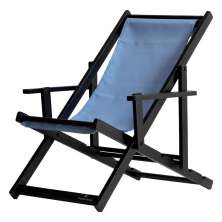 Espreguiçadeira Preguiçosa Dobrável Black CB-Azul