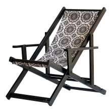 Espreguiçadeira Preguiçosa Dobrável Black CB-Mandala