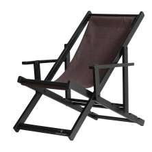Espreguiçadeira Preguiçosa Dobrável Black CB-Marrom