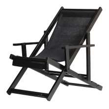 Espreguiçadeira Preguiçosa Dobrável Black CB-Preto