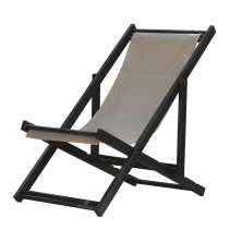 Espreguiçadeira Preguiçosa Dobrável Black SB-Bege