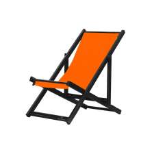 Espreguiçadeira Preguiçosa Dobrável Black SB-Laranja