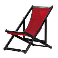 Espreguiçadeira Preguiçosa Dobrável Black SB-Vermelho