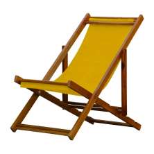 Espreguiçadeira Preguiçosa Dobrável Mel SB-Amarelo
