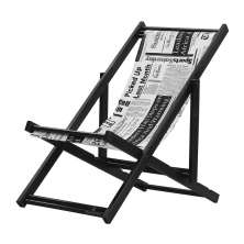 Kit 2 Espreguiçadeiras Dobrável Black SB-Jornal