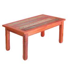 Mesa de Jantar 1,5 M Madeira de Demolição Pátina