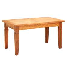 Mesa de Jantar 1,5 M em Madeira de Demolição Natural