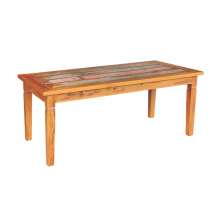 Mesa de Jantar 2 M Madeira de Demolição Pátina