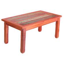 Mesa de Jantar em Madeira de Demolição Peroba Rosa 1,5m com Pátina