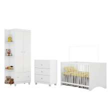 Conjunto Quarto Infantil Génova Branco