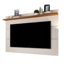 Painel para TV Vivare 1.8 Off White com Freijó - Germai Móveis