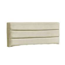 Cabeceira Cama Box Solteiro 90cm Turim Suede Bege - Havai