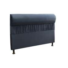 Cabeceira Solteiro 0,90cm Para Cama Box Vitória Suede Azul - DS Móveis