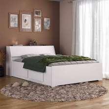 Cama Baú Queen Size com 4 gavetas Ilan 1251 Branco