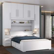 Dormitório De Casal Completo 1220 Branco