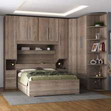 Dormitório De Casal Sem Cama 1219S Castanho