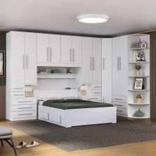 Dormitório De Casal Sem Cama 1344S Branco