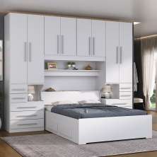 Dormitório Queen Size Sem Cama 1223S Branco