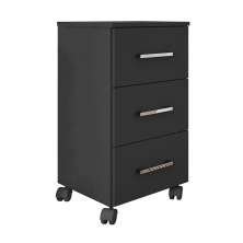 Gaveteiro Pietra Flex Color 3 GV Preto com Amarelo