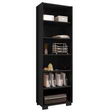 Livreiro 5 Prateleiras Office Preto