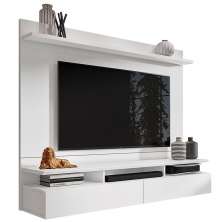 Painel para Tv até 55 Polegadas 2 Portas 3 Nichos Nigéria Branco