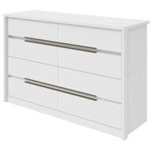 Comoda Urban 8 Gavetas - Lopas Branco