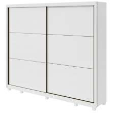 Guarda-Roupa Casal 2 Portas de Correr 6 Gavetas Toronto com Pés - Lopas Branco