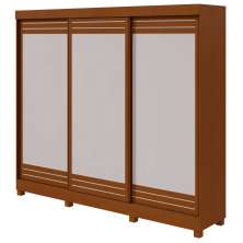 Guarda-Roupas Casal Nice 3 Portas 4 Gavetas Flex com Pés  s/ kit - Lopas Frassino/Off White